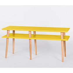 Žlutý konferenční stolek Ragaba Mugo, délka 119 cm