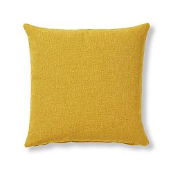 Žlutý polštář La Forma Mak, 45 x 45 cm 