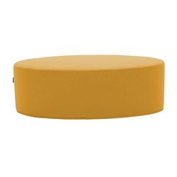 Žlutý puf Softline Bon-Bon Eco Cotton Yellow, délka 60 cm