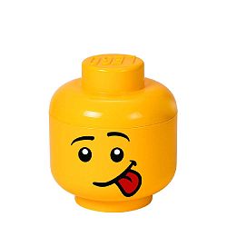 Žlutý úložný box ve tvaru hlavy LEGO® Silly S