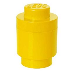 Žlutý úložný kulatý box LEGO®