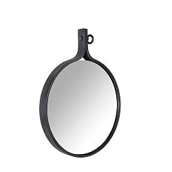 Zrcadlo v černém rámu Dutchbone Attractif, šířka 41 cm