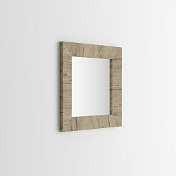 Zrcadlo v dekoru dubu sherwood MobiliFiver Giuditta, 65 x 65 cm