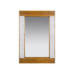 Zrcadlo z jedlového dřeva a železa Santiago Pons Nara