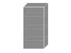 ARGENAU, skříňka horní W4 50, korpus: grey, barva: fino černé