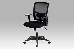 Autronic Kancelářská židle KZKA-B1012 BK, látka černá, houpací mechnismus