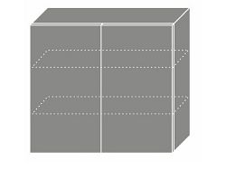 Extom TITANIUM, horní skříňka W3 80, korpus: grey, barva: fino černé