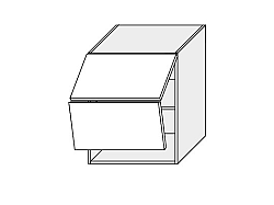 FOLLY, skříňka horní W8B 60 AV, graphite/bílá