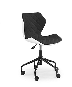 Halmar Dětská židle MATRIX, bílá/černá