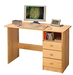 Idea PC stůl 8844 lakovaný, dřevěný masiv borovice