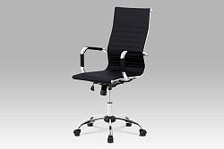 Kancelářská židle KA-V305 BK, černá ekokůže