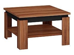 MORAVIA FLAT Konferenční stolek ALFA, švestka wallis/černý lesk