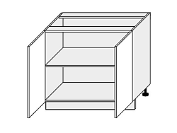 QUANTUM, skříňka dolní D11 90, graphite/bílá