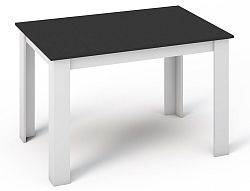 Smartshop Jídelní stůl KONGO 120x80 bílá/černá