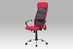 Smartshop Kancelářská židle KA-V206 BOR, bordó/černá