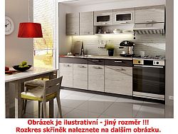 Smartshop Kuchyně MORENO 260 cm, dub picard