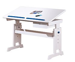 Smartshop Rostoucí psací stůl BARU, bílo- růžovo-modrá