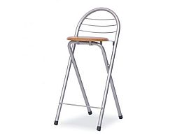 Barová židle BOXER, buk/chrom