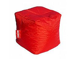 Červený sedací vak BeanBag Cube