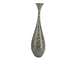 Dekorační váza (18x67,5cm), černá/bílá
