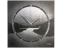 Designové nástěnné břidlicové hodiny 9512 AMS 30cm