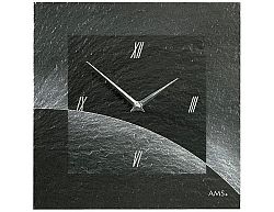 Designové nástěnné břidlicové hodiny 9518 AMS 30cm