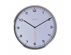 Designové nástěnné hodiny 3080wi Nextime Company number 35cm