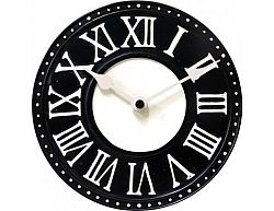 Designové nástěnné hodiny 5187zw Nextime v anglickém retro stylu 17cm