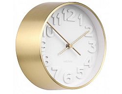 Designové nástěnné hodiny 5692GD Karlsson 22cm