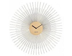 Designové nástěnné hodiny 5818GD Karlsson 60cm