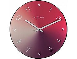 Designové nástěnné hodiny 8194ro Nextime Gradient 40cm