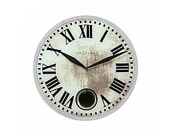 Designové nástěnné kyvadlové hodiny 8162 Nextime Romana 43cm
