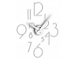 Designové nástěnné nalepovací hodiny I211BN white IncantesimoDesign 85cm