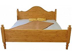 Dřevěná postel Rustical dvoulůžková
