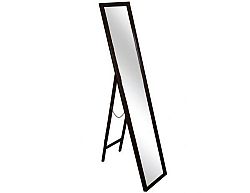 Hnědé zrcadlo, dřevěný rám, MALKIA TYP 4