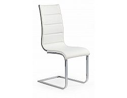 Jídelní židle K104 šedo-bílá