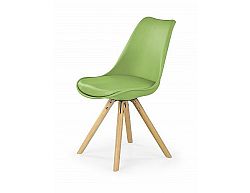 Jídelní židle K201, zelená