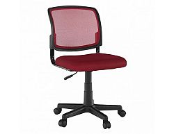 Kancelářská židle, tmavočervená/černá, RAMIZA