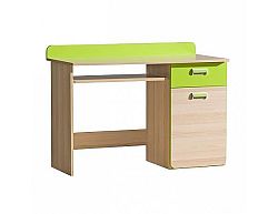 PC stůl, jasan/zelený, EGO L10