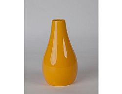 Váza Drop žlutá 25