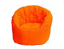 Zářivě oranžový sedací vak BeanBag Lumin Chair