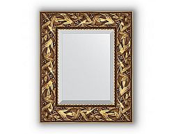 Zrcadlo s fazetou ve zlatém rámu, byzantský ornament