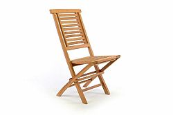 Divero 36876 Skládací zahradní židle Hantown - týkové dřevo