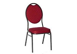Monza ABC02064 kvalitní židle kovová - červená