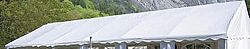 Náhradní střecha k party stanu 4 x 6 m, bílá D02672