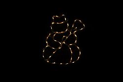 Nexos 47247 Vánoční LED dekorace do okna - SNĚHULÁK - 40 cm