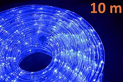 Nexos 874 LED světelný kabel 10 m - modrá, 240 diod