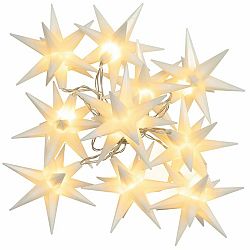 Nexos Vánoční LED hvězdy - teple bílé, 10 LED