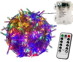 VOLTRONIC® 67411 Vánoční řetěz - 20 m, 200 LED, barevný, na baterie