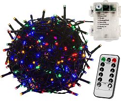 VOLTRONIC® 67414 Vánoční řetěz - 20 m, 200 LED, barevný, na baterie